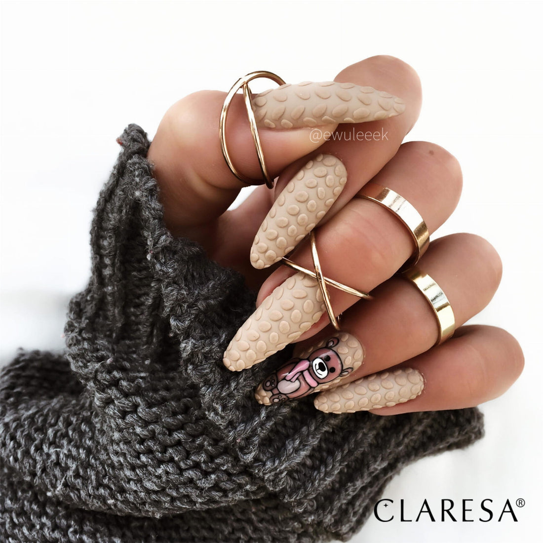 Claresa Top Mat No Wipe Hybrid-Nagellack matt