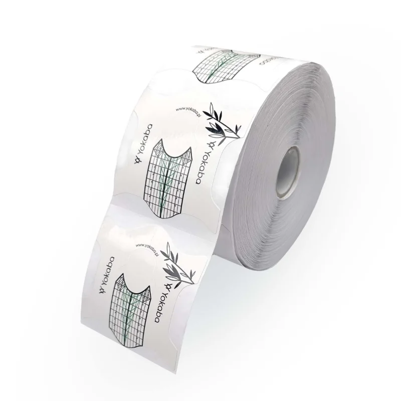 Nagelverlängerungsschablonen 500 Stück weiß YOKABA Formen für Gel Acryl