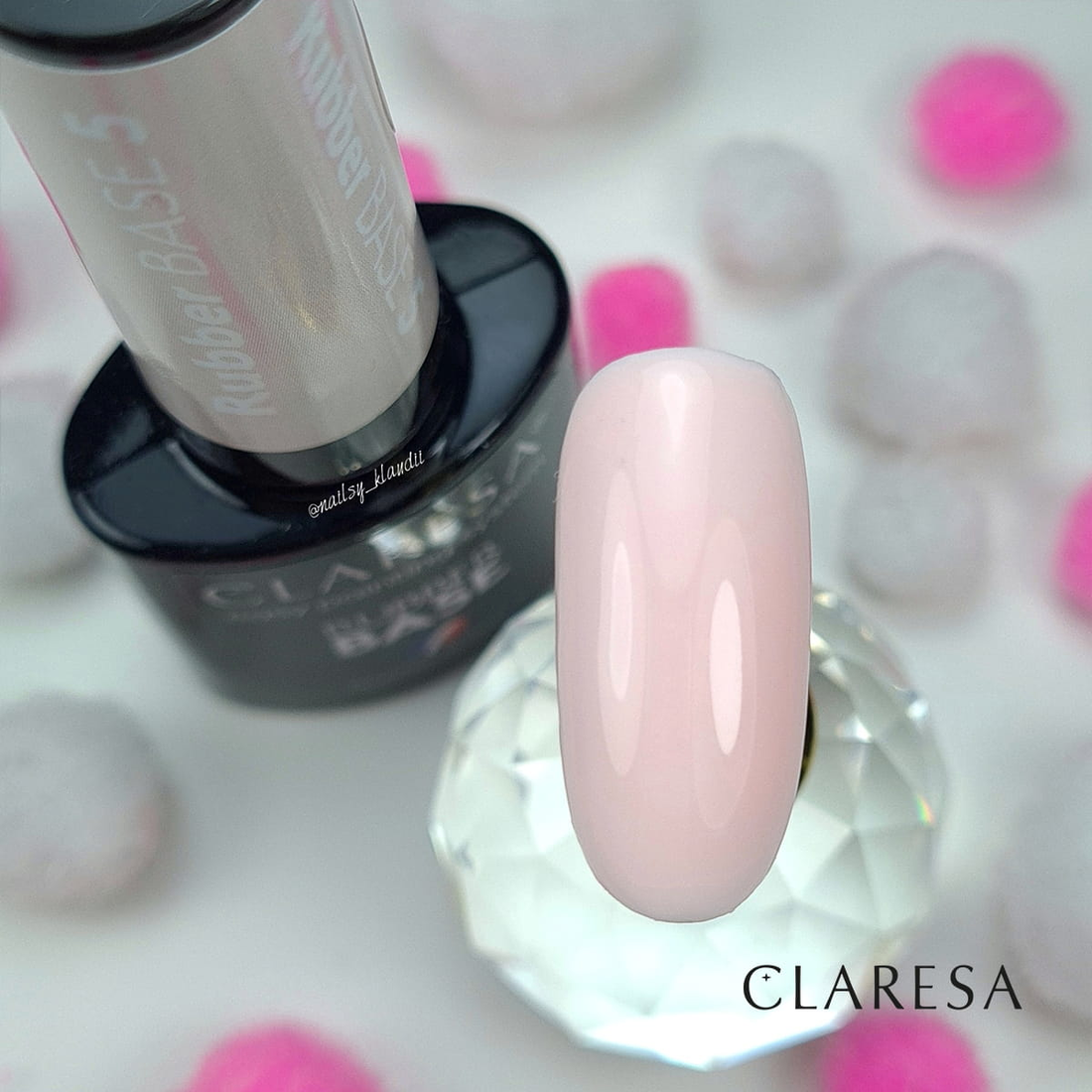 Claresa Base Rubber 5 Hybrid-Nagel-Basisgummi UV/LED