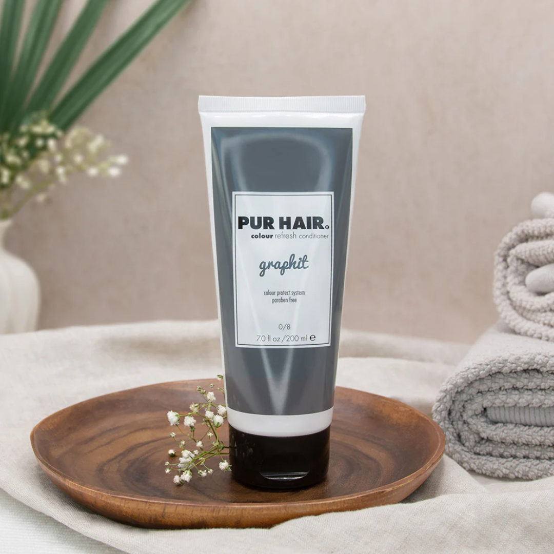 PUR HAIR Refreshing Mask Farberfrischende Haarmaske GRAPHIT 200ml