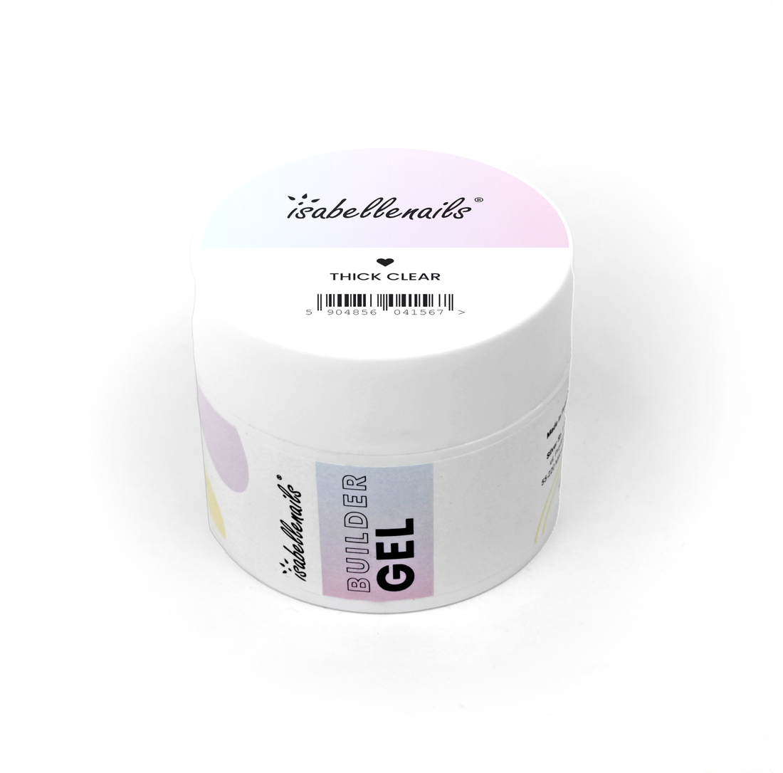 Aufbaugel Thick Clear 50g transparent Isabellenails