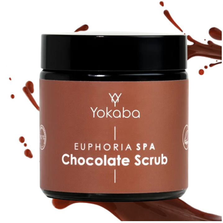 Yokaba Schokoladenkosmetik-Set Butterpeeling Öl Lippenbalsam