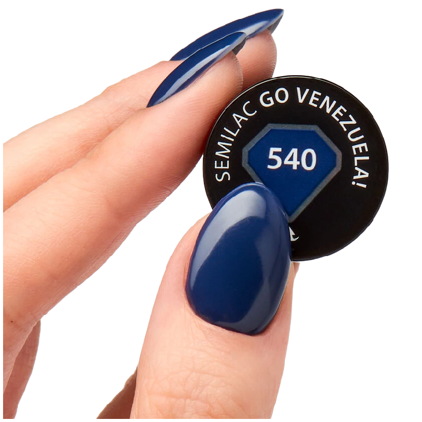 SEMILAC 540 Go Venezuela Hybrid-Nagellack, 7 ml