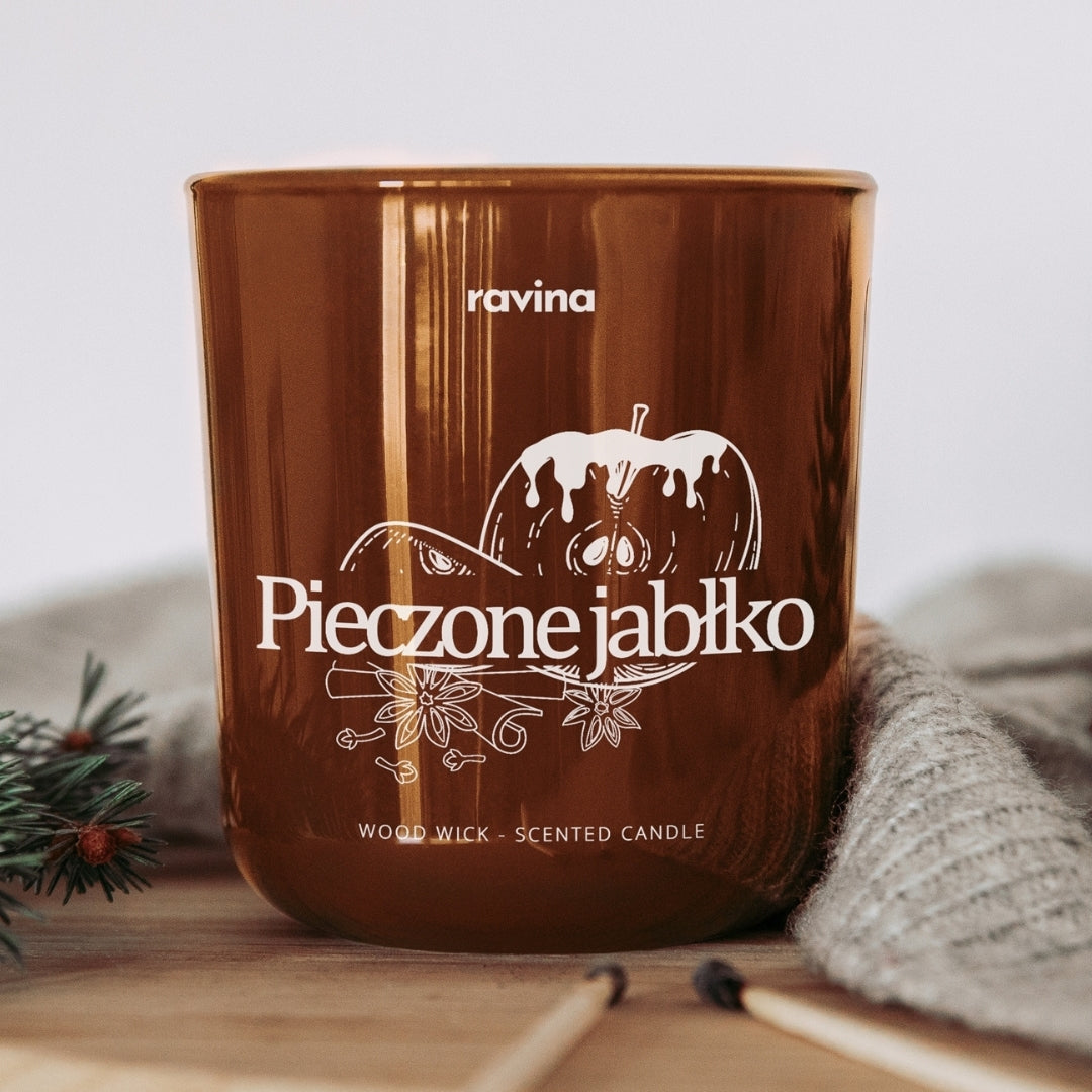Ravina Geschenkset 3x Sojakerze Apfel + Glühwein + Zimt