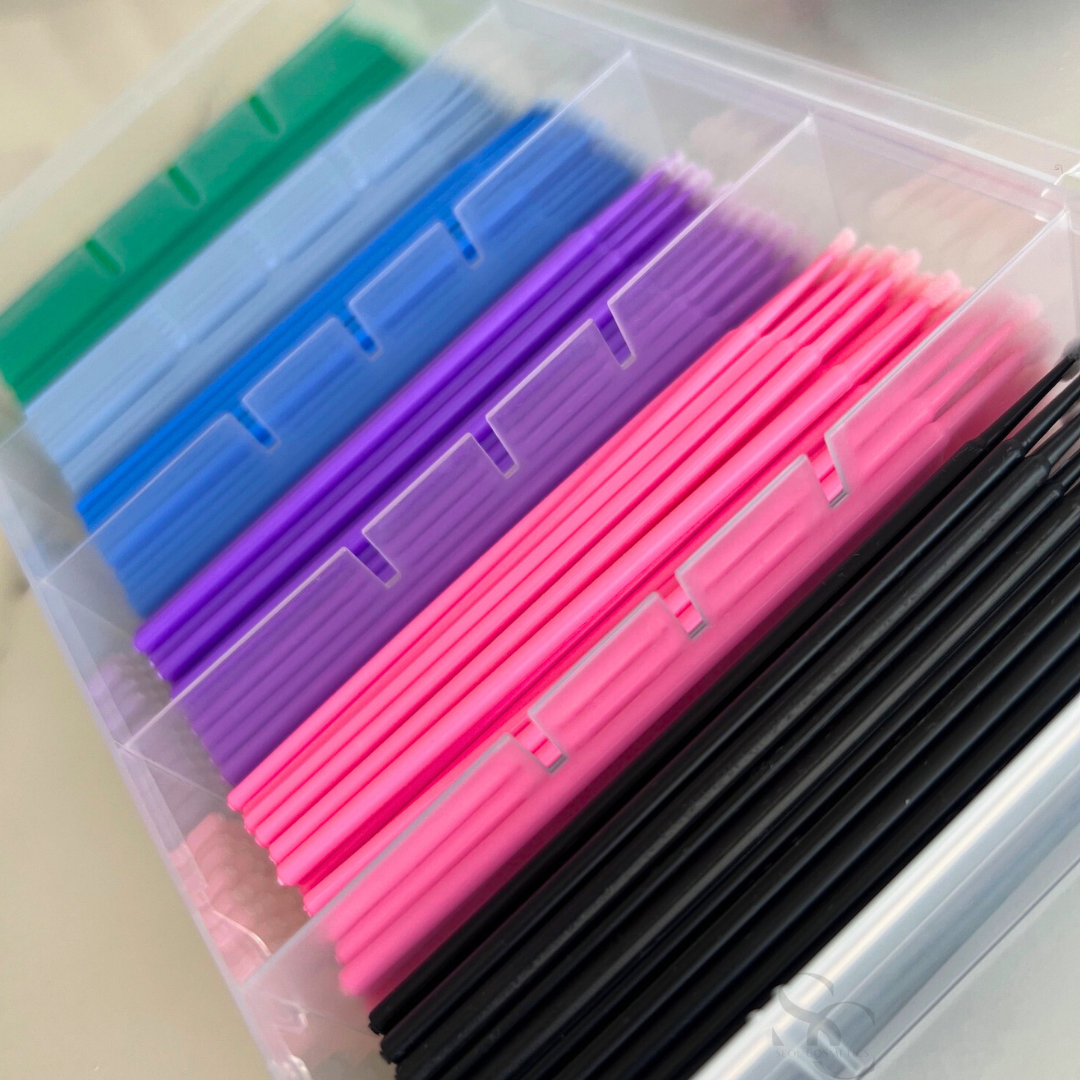 Set faserloser Applikatoren für Wimpernverlängerungen, Größenmix, 300 Stück