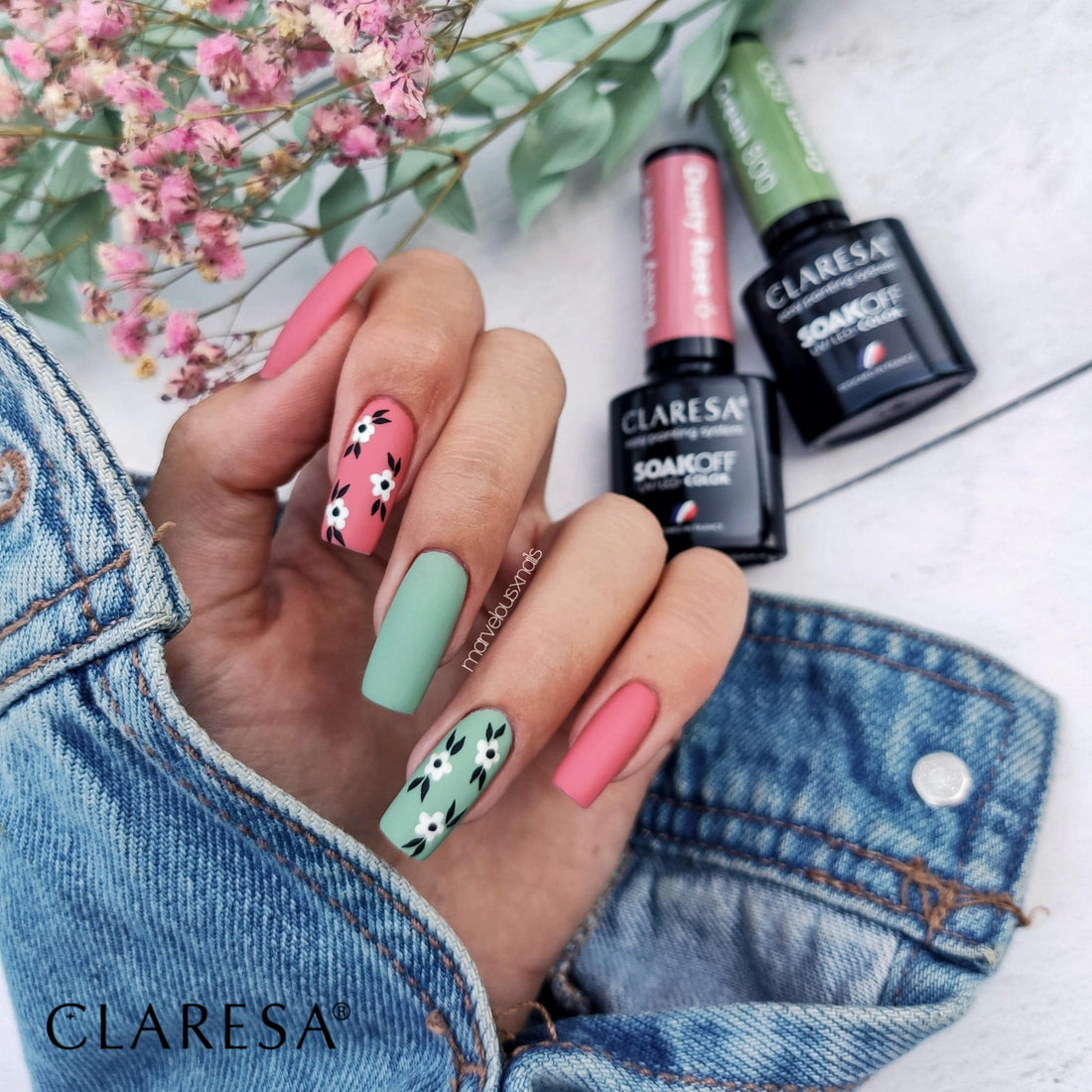 Claresa Hybrid-Nagellack DUSTY ROSE 6