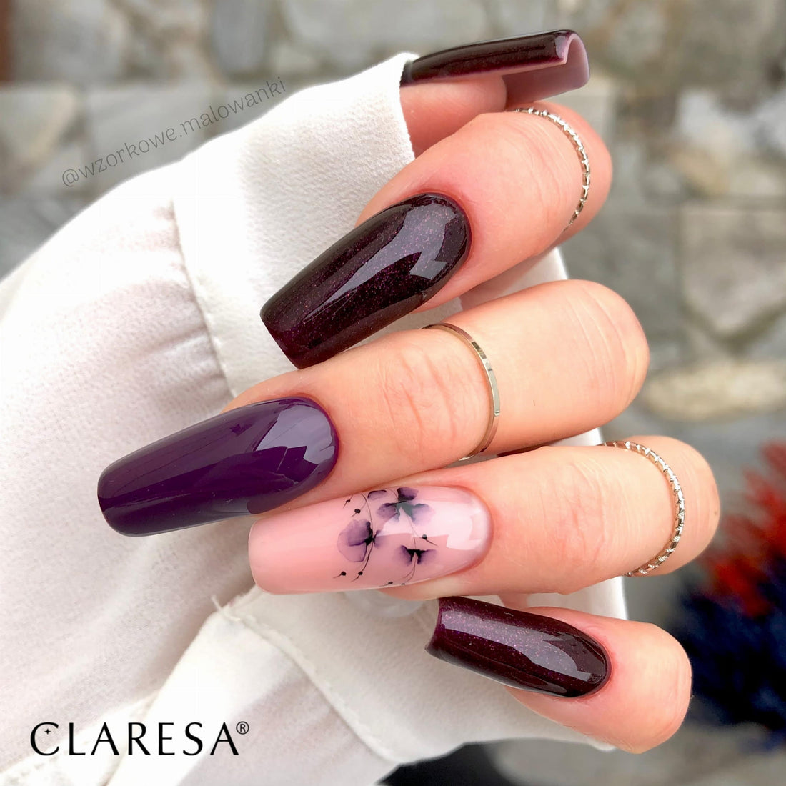 Claresa Hybrid Nagellack PURPLE 621 lila