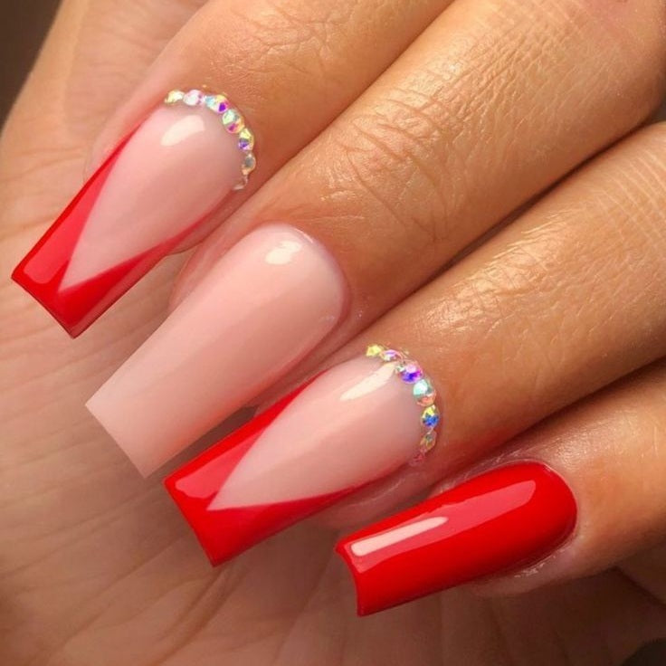 Manica Hybrid-Nagellack 185 Red Obsession, LED/UV-Gel-Lack, 10 ml