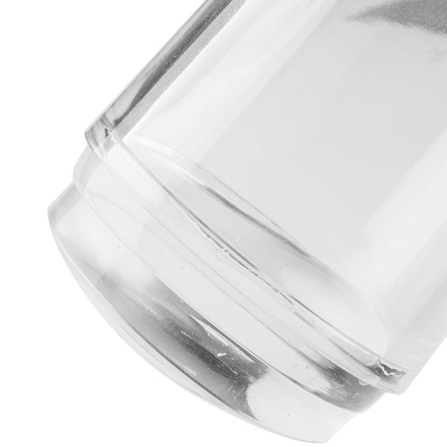 Silikonstempel für französische Stempel, Rakel/Kratzer, Schutzkappe