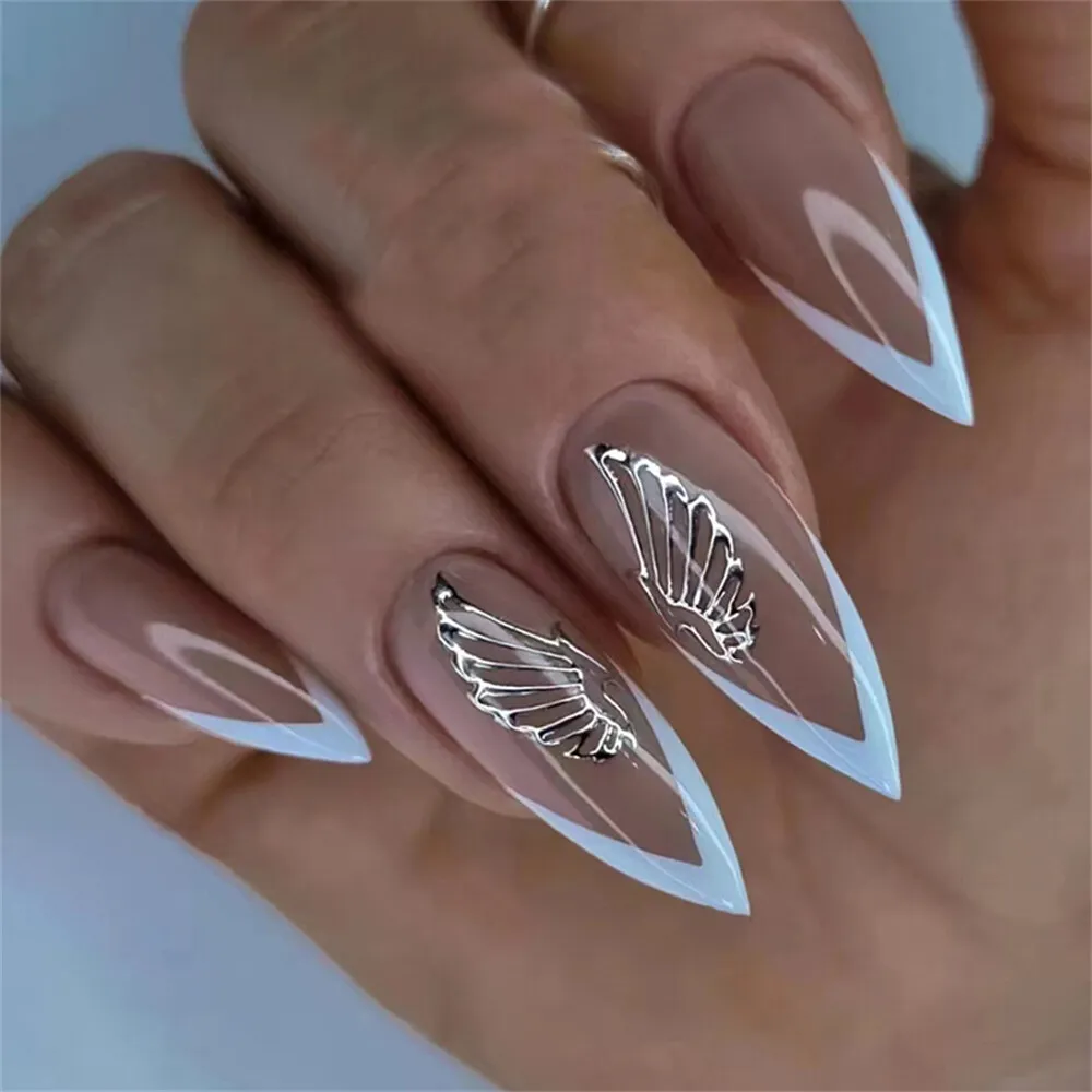 Nagelsticker selbstklebend SWT016 goldene Flügel Engel Goldflügel