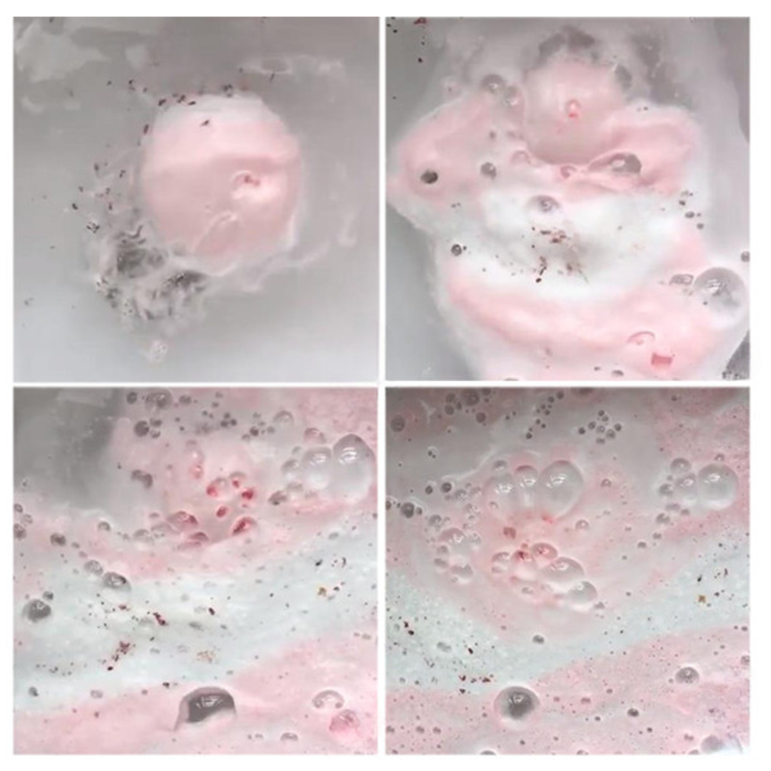 BELLA BATH BOMBS Große sprudelnde Badebombe Mango 120g