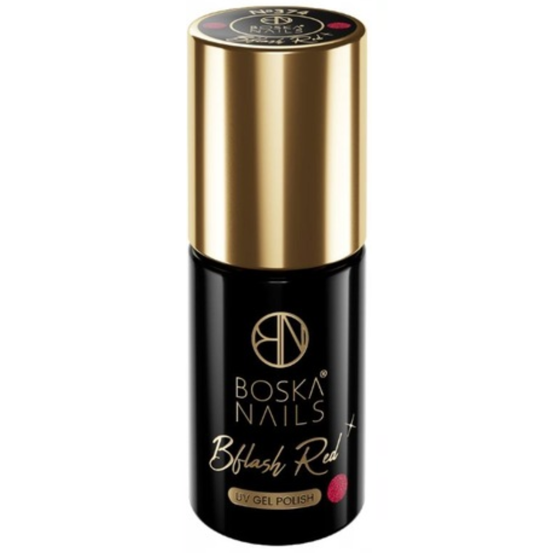Boska Nails Hybrid Nagellack 374 BFlash Red Flash-Effekt 6ml