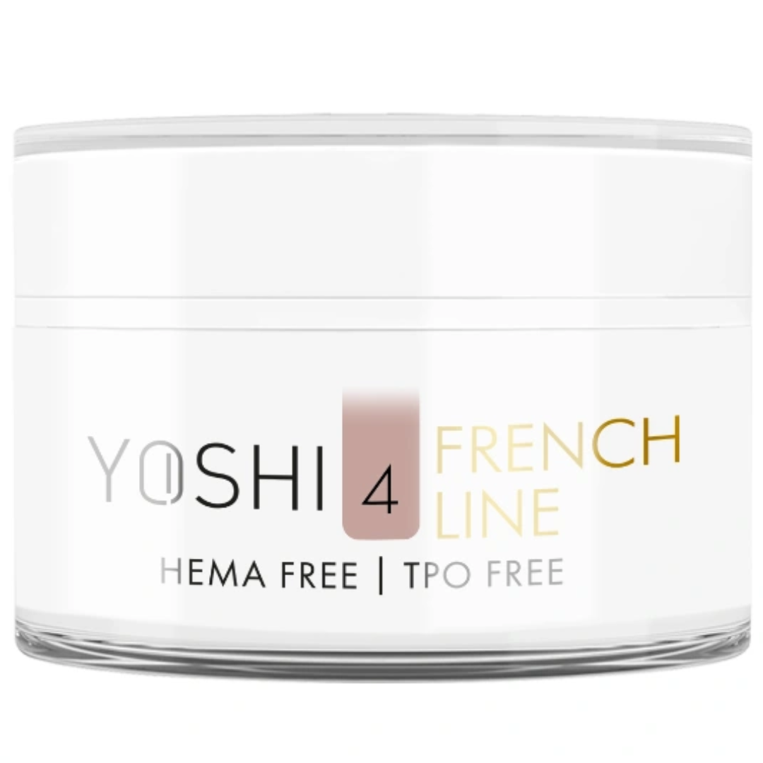 GROSSE Yoshi Nagelaufbau-Gel French Line Nr. 4, French Manicure, 50 ml