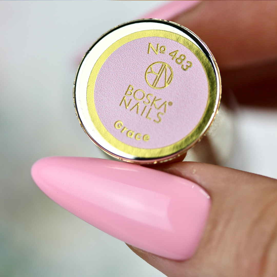 Boska Nails Hybrid-Nagellack 483 Grace NUDlove Peach, 6 ml