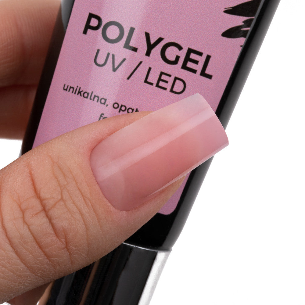 Polygel Acrylgel MollyLac Aufbaugel für Nagelverlängerungen FRENCH PINK 30ml