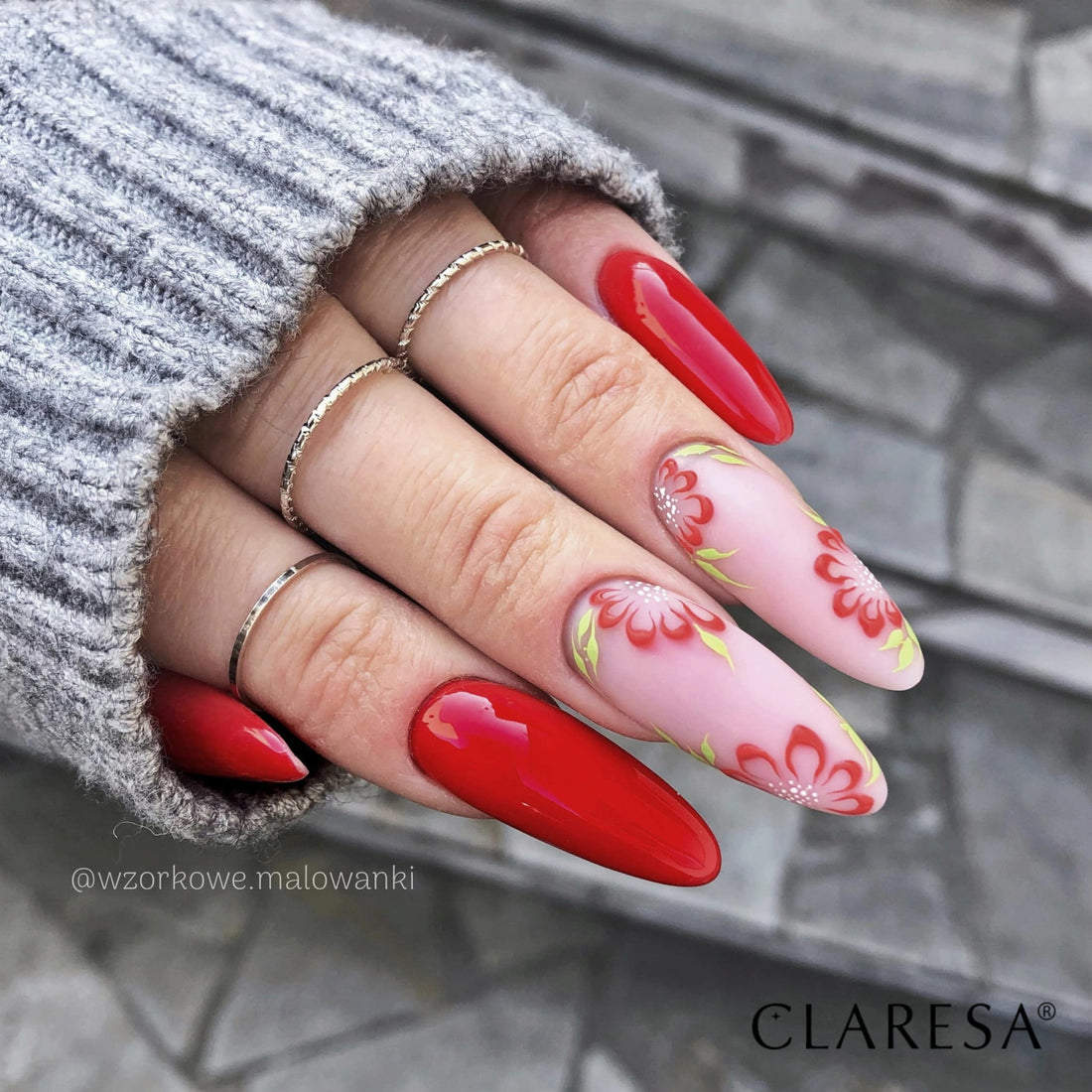 Claresa Hybrid Nagellack ROT 403 rot