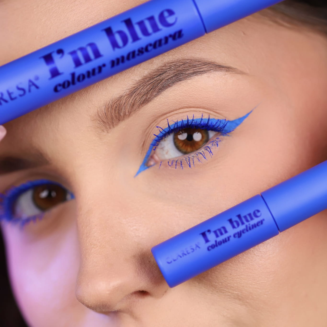Claresa Mascara blaue Mascara I'm Blue Silikonbürste
