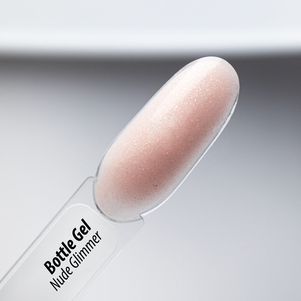 AlleLac Flasche Gel-Nagelglitzer, Nude-Glimmer, 15 g
