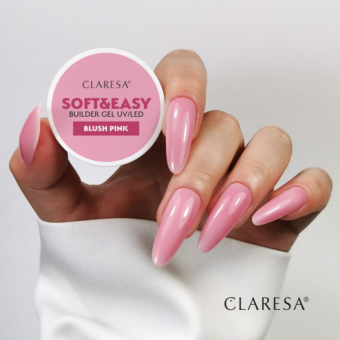 Claresa Soft&Easy Builder Blush Pink Nagelgel 45g