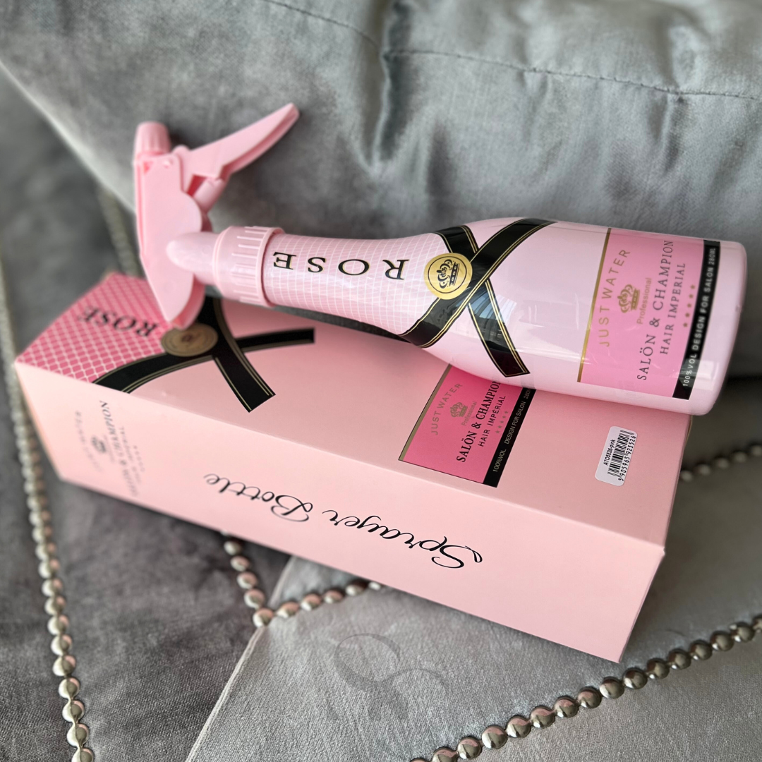 Friseur Sprayer Haarspray Flasche Pink Prosecco SEOL