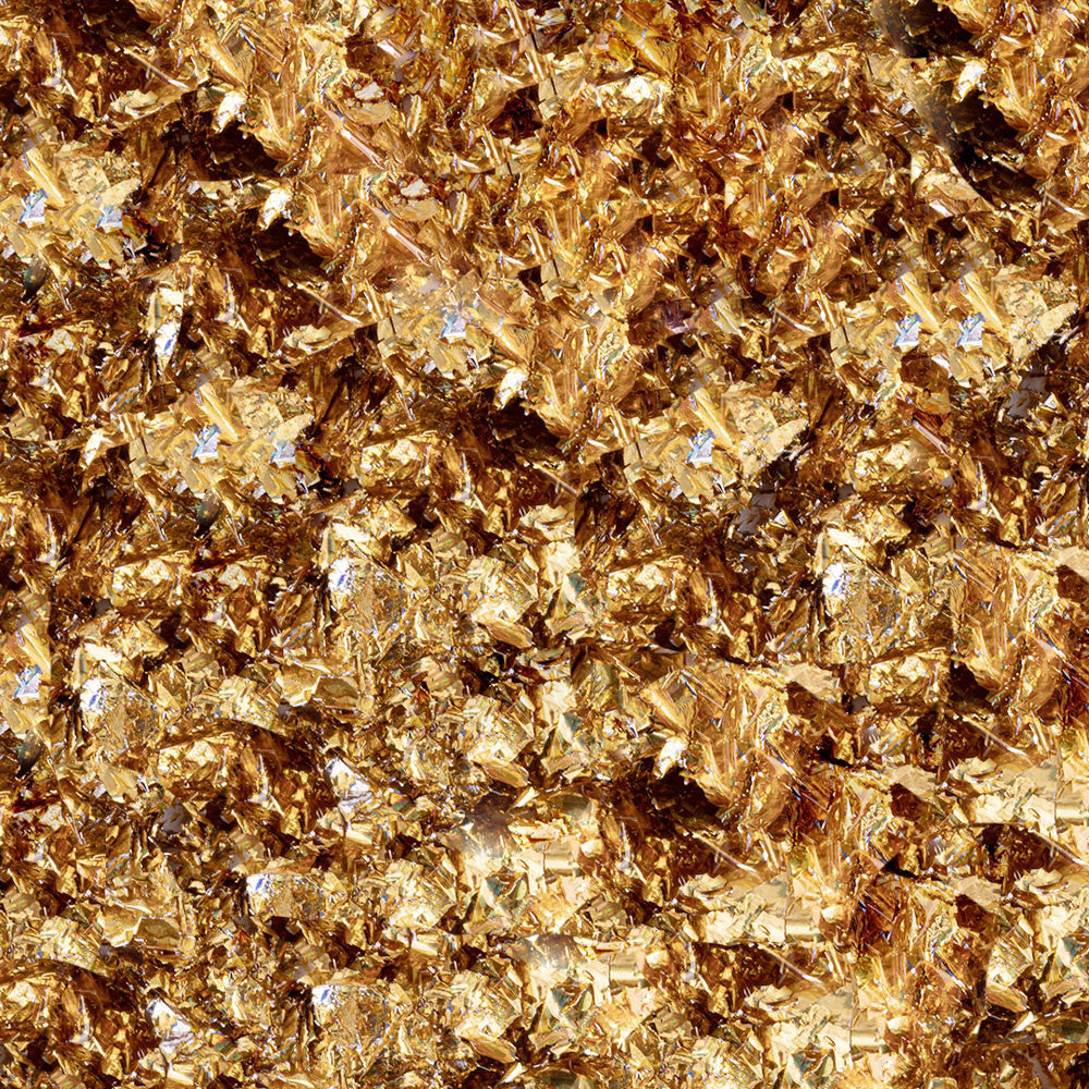 Nagelstaub Prismatic Flakes Allepaznokcie Goldflocken für Dekorationen