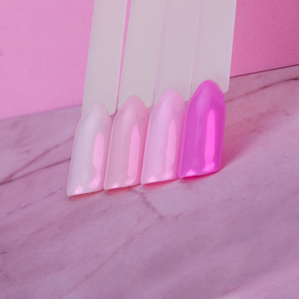Lotus Rose Effekt Nagelpuder Allepa Nails rosa Meerjungfrau Oberfläche