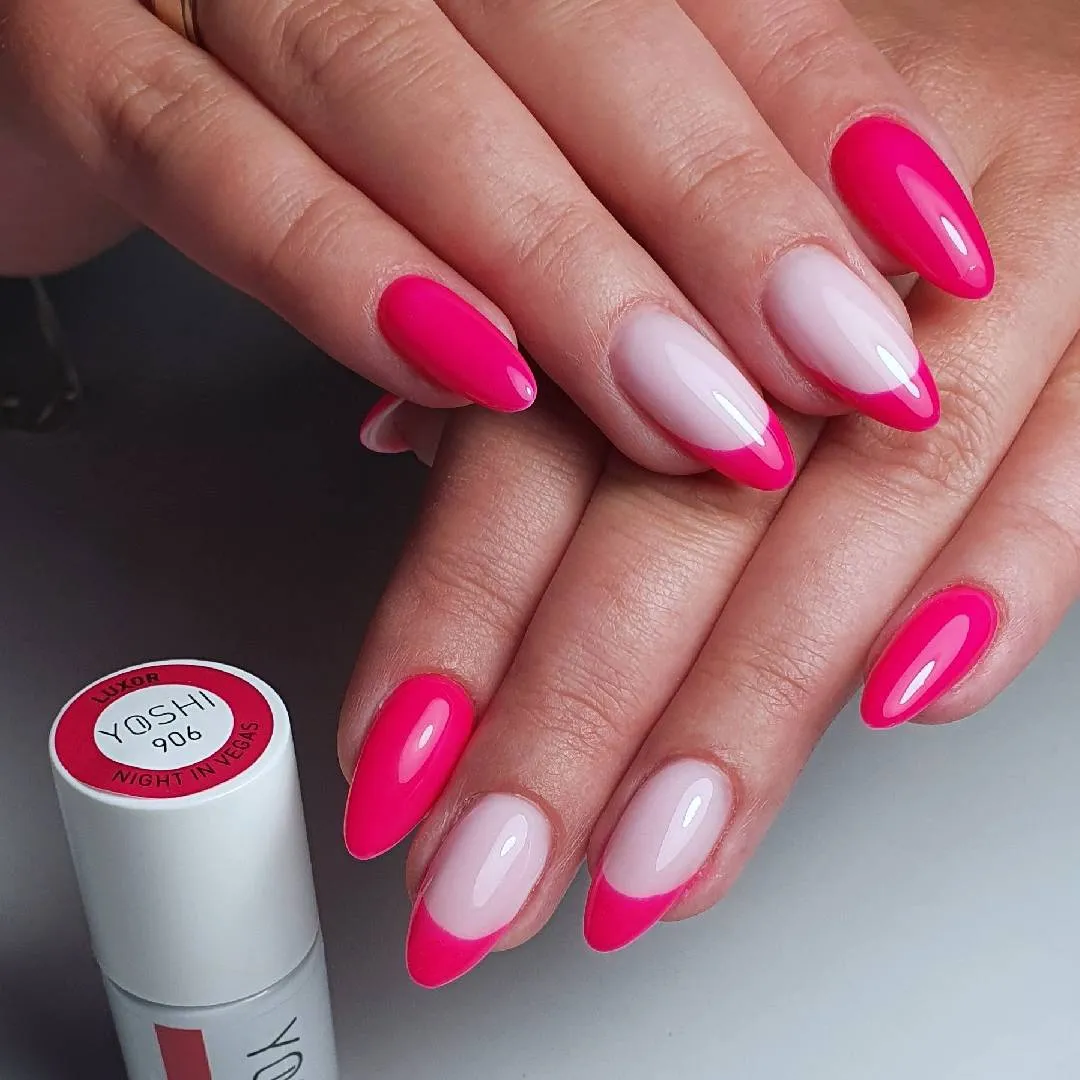 Yoshi UV-Hybrid-Nagellack 906 Luxor Neon Fuchsia, 6 ml