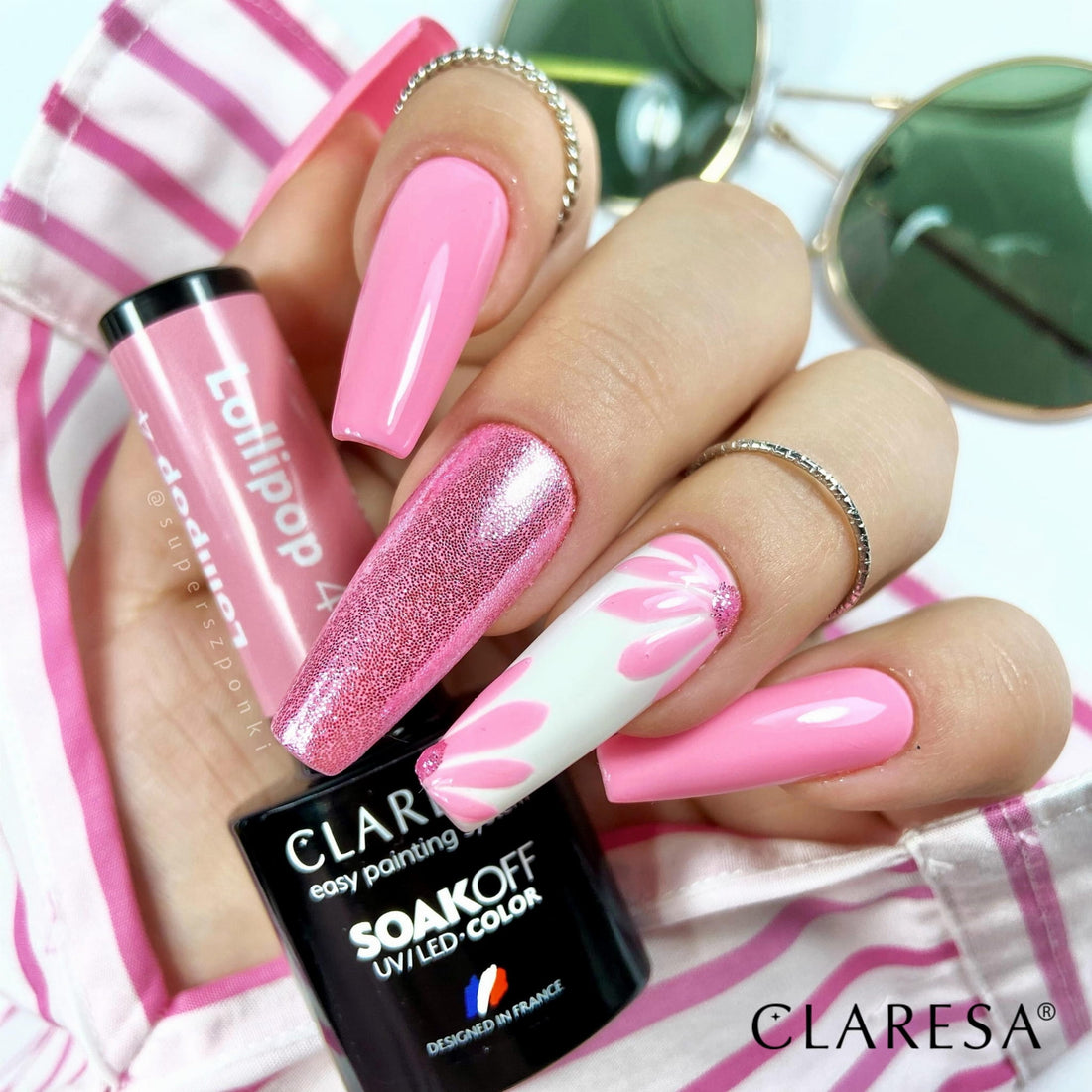 Claresa Hybrid Nagellack LOLLIPOP 4 rosa