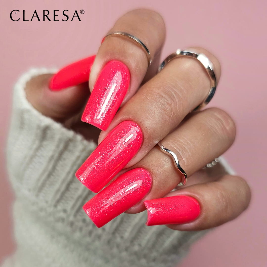 Claresa Hybrid Nagellack FUNKY DISCO 3 Neon Coral
