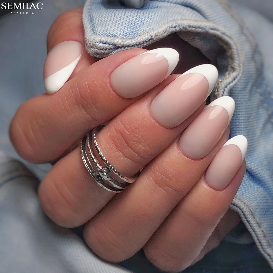 SEMILAC 050 French Vanilla UV-LED-Hybrid-Nagellack, 7 ml