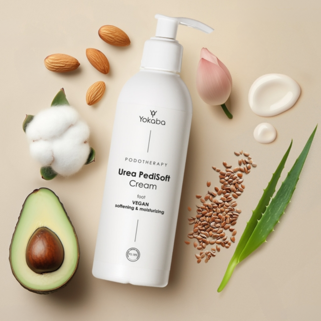 Yokaba Regenerative Fußcreme 5% Urea Urea PediSoft Podotherapie 240ml